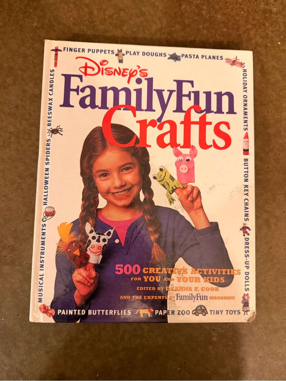 Vintage 1997 Disney’s Family Fun Crafts Book